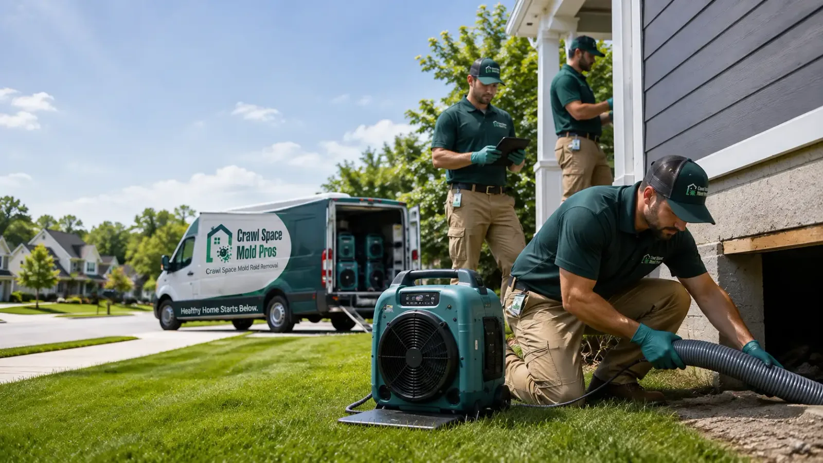 Crawl Space Mold Removal in Au Gres, MI